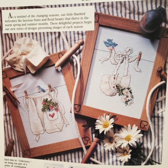 Cross Stitch Project Magazine 1993 Valentine Gifts - Picture 7 of 10